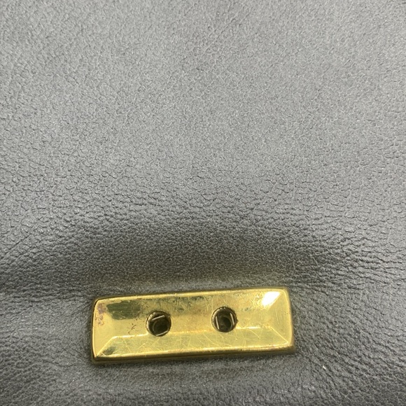 Cape Cobra Gray Leather Ostrich Print Vintage Crossbody Bag. MCB3014E - Picture 10 of 15